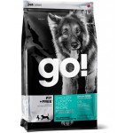 Go! Fit + Free Grain Free All life Stages - Беззерновой корм для взрослых собак всех пород 4 мяса: Индейка, Курица, Лосось, Утка 